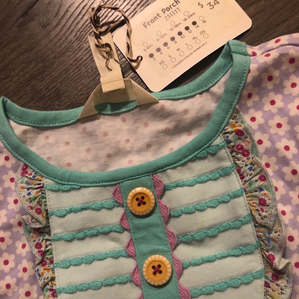 NWT Matilda Jane Front Porch Top Size 6